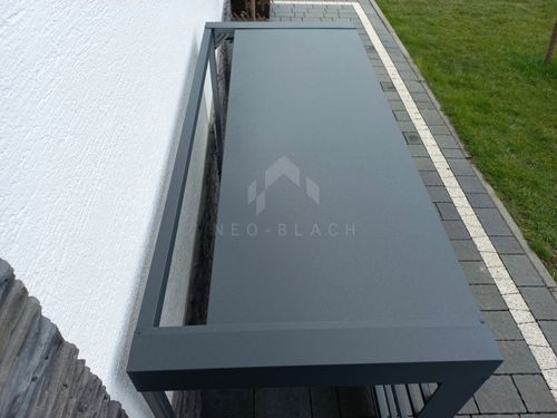 Osłona klimatyzatora pompy ciepła 110x40x90 cm zabudowany front NB242 na Arena.pl