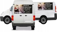 Reklama Naklejka na samochód SALON FRYZJERSKI GODZ