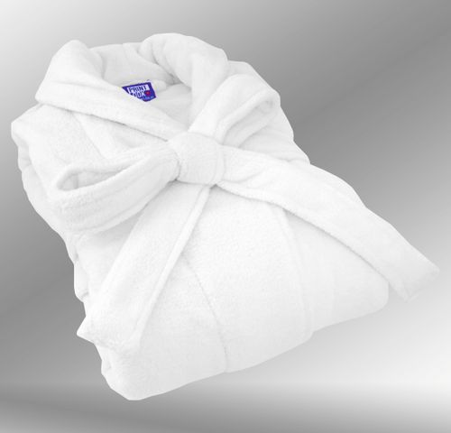 SZLAFROKI BIAŁE Z HAFTEM 2 szt unisex PREZENT personalizowany dużo wzorów na Arena.pl