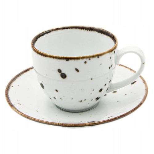 Alumina Bogucice White Filiżanka ze spodkiem 300ml na Arena.pl