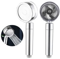 SŁUCHAWKA PRYSZNICOWA Z TURBINĄ OSZCZĘDNA EKO SREBRNA