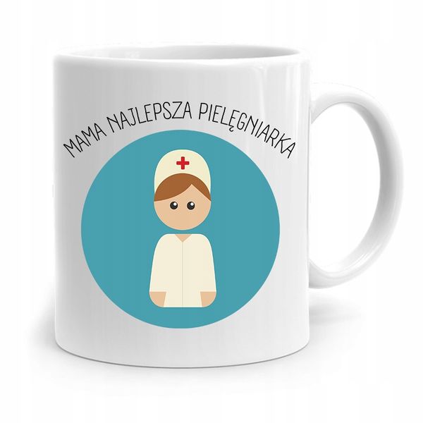 Kubek Prezent Dla Mamy Matki Mama Pielęgniarka Z Nadrukiem Ze Zdjęciem zdjęcie 1