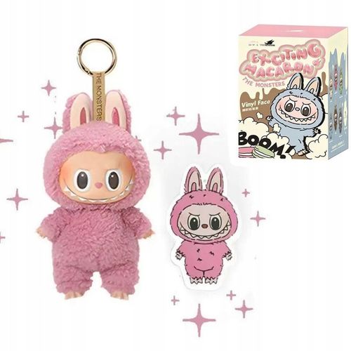 LABUBU MACARON MONSTER 18cm BRELOK ZAWIESZKA KOLEKCJONERSKA MASKOTKA LALKA na Arena.pl