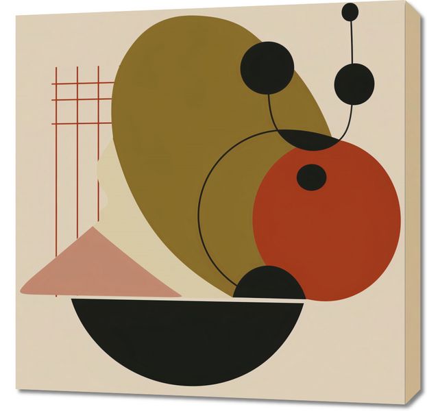 Obraz 70x70cm Geometryczny Balans zdjęcie 1