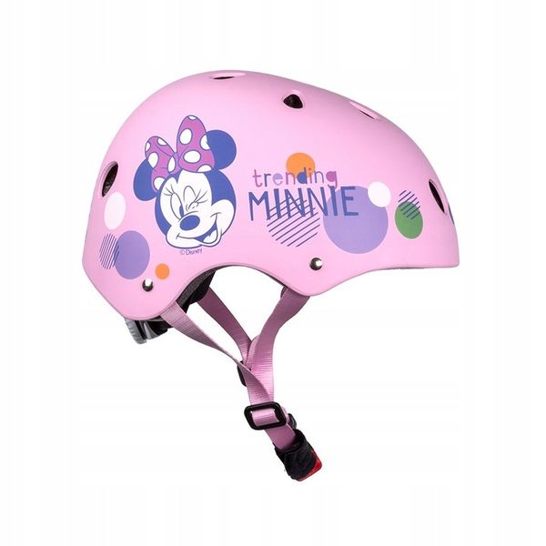 KASK SPORTOWY DLA DZIECI ROWEROWY DZIECIĘCY REGULOWANY MYSZKA MINNIE 52-56 zdjęcie 9