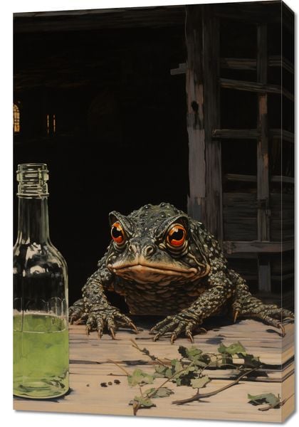 Obraz 60x90cm Oczekiwanie w Półmroku zdjęcie 1