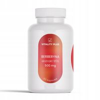 Berberyna Berberys Ekstrakt 500mg - METABOLIZM CUKRZYCA ODCHUDZANIE ENERGIA
