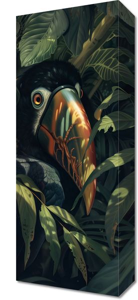 Obraz 20x50cm Skryty Tukan zdjęcie 1