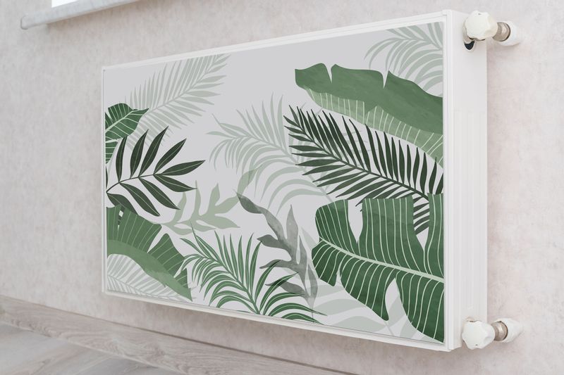 MASKOWNICA Magnetyczna Na Kaloryfer Liście TROPIKALNE 80cm x 60cm zdjęcie 4