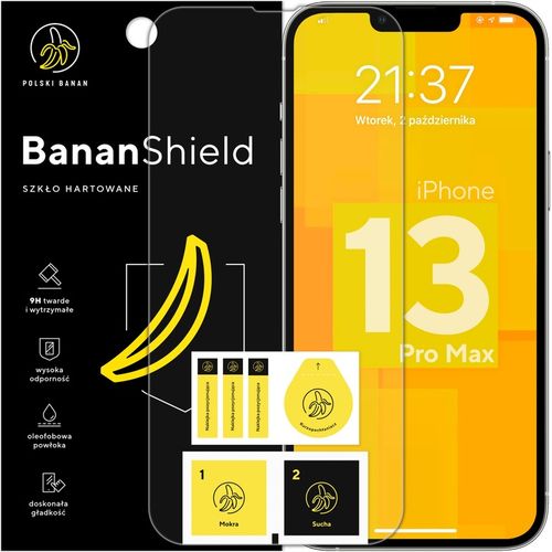 Szkło hartowane 9H BananShield do Apple iPhone 13 Pro Max na Arena.pl