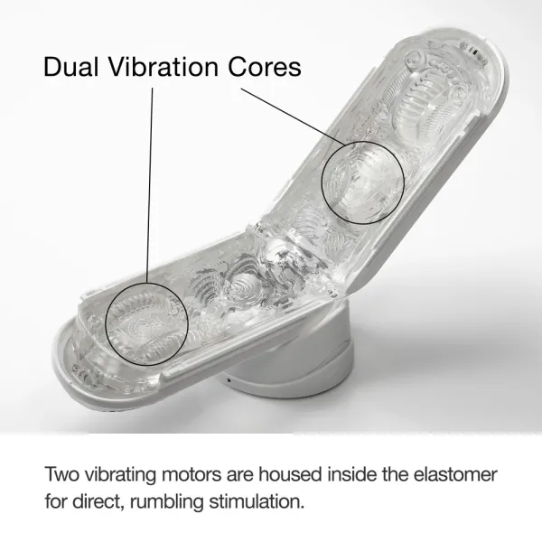 tenga flip zero gravity white electronic - system wibracyjny biały zdjęcie 5