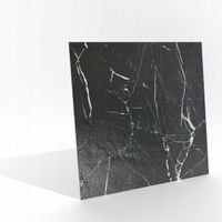 Płytka Gresowa 60x60 Czarny Antracyt Marmur Żyłkowany STRUKTURA KAMIENIA