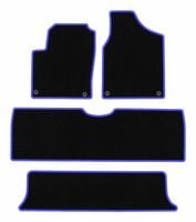 Dywaniki welurowe CARLUX-BLUE do Seat Alhambra I 1995-2010, czarne
