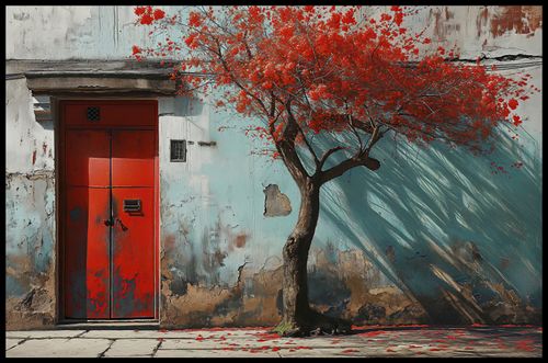 Plakat 91,5x60cm Widok Na Dawne na Arena.pl