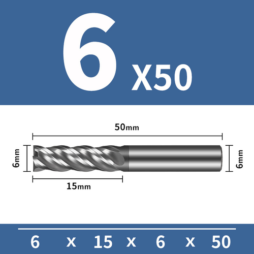 Frez trzpieniowy 4-ostrzowy VHM HYPERCUT Rozmiar: Ø2x6x4Dx50L na Arena.pl