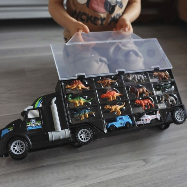 WOOPIE Samochód Transporter Dinozaury Ciężarówka zdjęcie 4