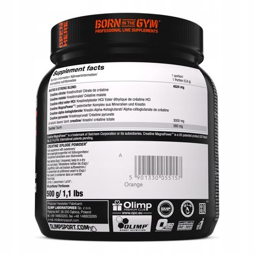 OLIMP CREATINE XPLODE 500g+GLUTAMINE XPLODE 500g na Arena.pl