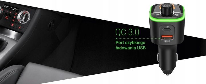 Navitel BHF04 MAX Bluetooth FM Transmiter MP3 USB zdjęcie 5