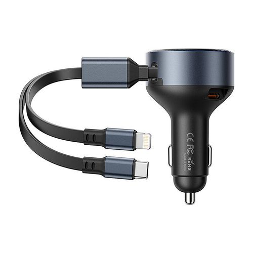ładowarka samochodowa vention ffob0 usb-c + kabel usb-c/lightning 30w na Arena.pl