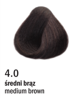 Allwaves Cream Color farba do włosów, koloryzacja trwała, 100 ml 4.0 średni brąz