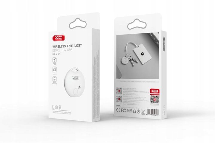 XO Lokalizator Bluetooth LP01 biały zdjęcie 2
