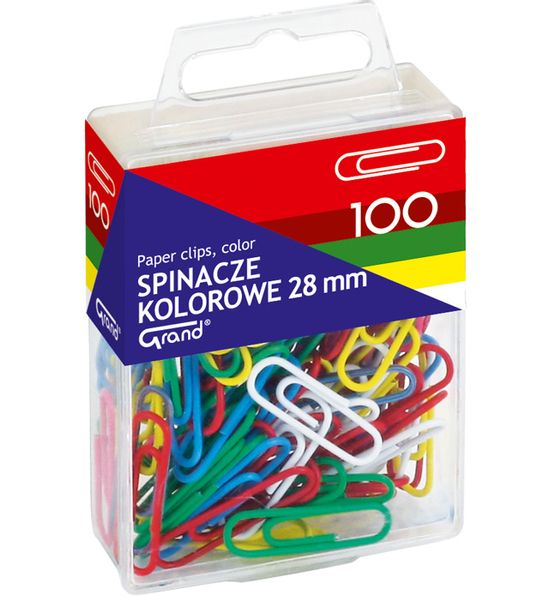 SPINACZE KOLOROWE 28MM 100 GRAND zdjęcie 1