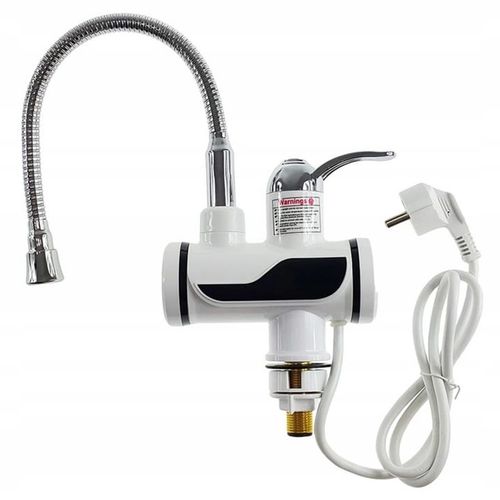 ELEKTRYCZNY PRZEPŁYWOWY PODGRZEWACZ WODY FLEX Z LCD GIĘTKIM KRANEM KUCHENNY na Arena.pl