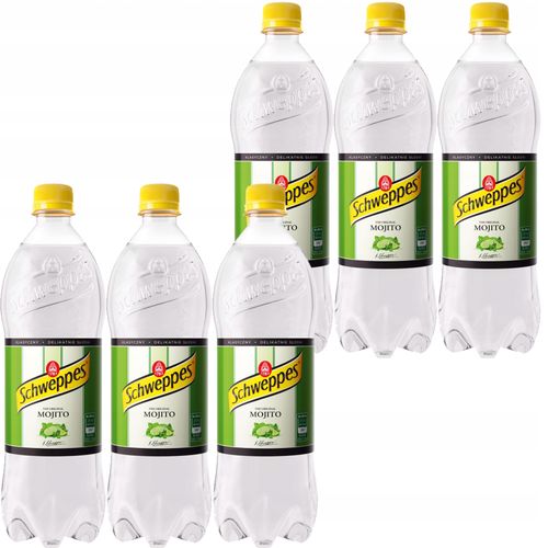 Schweppes Mojito Bezalkoholowy napój gazowany 0,85 l x 6 sztuk na Arena.pl