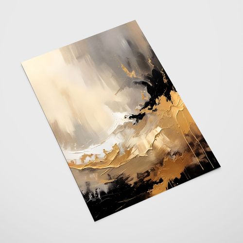 Plakat złota fala 40x50 cm na Arena.pl