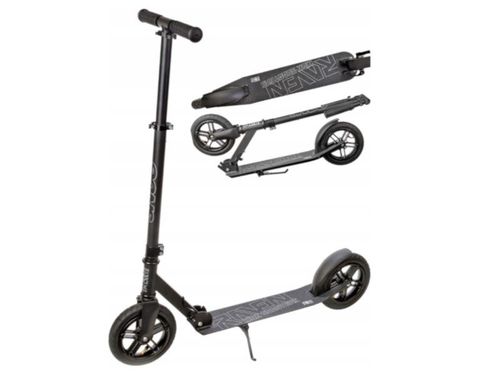 Hulajnoga Raven Snug Black Air Wheel 200mm Pompowane Koła na Arena.pl