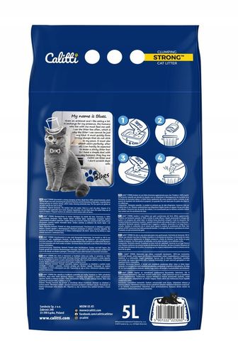 CALITTI Strong Unscented Żwirek bezzapachowy 5X5L na Arena.pl