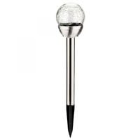 LAMPA SOLARNA SZKLANA KULA 7,5x34CM RGB