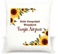 foto PODUSZKA KGW koło gospodyń wiejskich z nadrukiem twoją nazwą