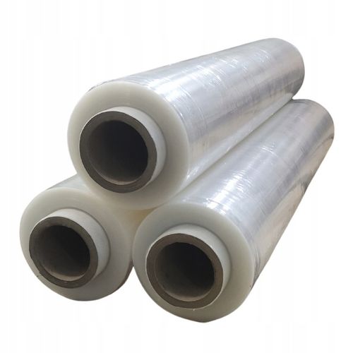FOLIA STRETCH 3KG TRANSPARENT BEZBARWNA MOCNA na Arena.pl