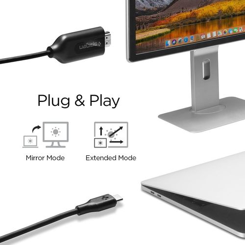 SPIGEN C20CH TYPE-C TO HDMI CABLE 200CM BLACK na Arena.pl