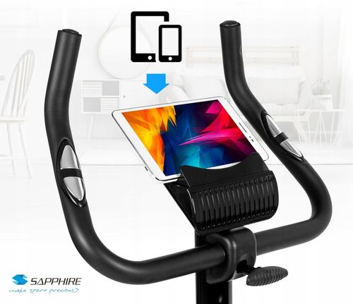 ROWER stacjonarny magnetyczny ZAX rowerek TRENINGOWY do ćwiczeń SAPPHIRE na Arena.pl