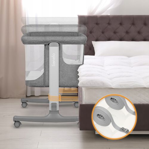 Łóżeczko dostawne, wolnostojące, kołyska 3w1 zestaw dodatków Lionelo Aurora na Arena.pl