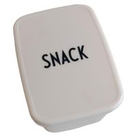 pojemnik pudełko na przekąski małe białe snack
