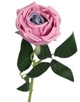 RÓŻA POJEDYNCZA JAK ŻYWA DUŻA 50CM SATYNOWA SZTUCZNE KWIATY RÓŻE