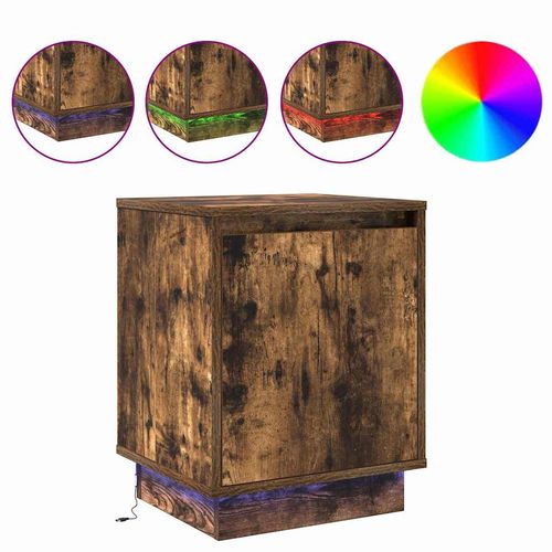 Szafka Nocna z 2 pcs Dąb wędzony 39 x 34.5 x 50 cm na Arena.pl