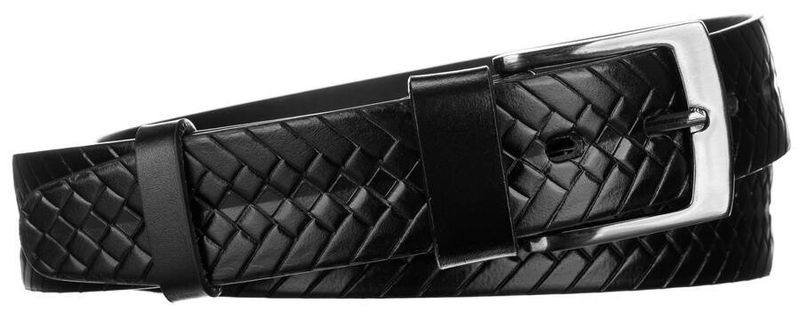 Pasek meski ze wzorem plecionki zdjęcie 4