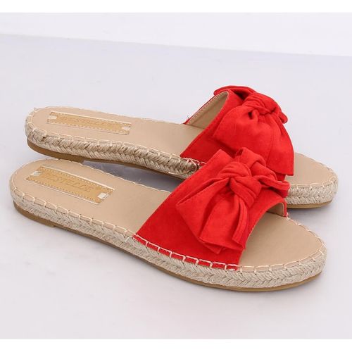 Klapki espadryle czerwone A648-ESP-1 Red r.41 na Arena.pl