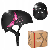 Kask Regulowany Na Rower Rolki Hulajnogę Deskorolkę Orzeszek NILS 48-52 cm