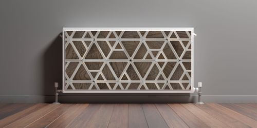 Osłona MAGNETYCZNA Grzejnika Abstrakcja Imitacja Drewna 110cm x 60cm na Arena.pl