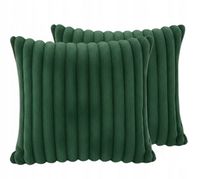 Zestaw 2x Poszewka dekoracyjna Jasiek struktura toczona 40x40 zielony