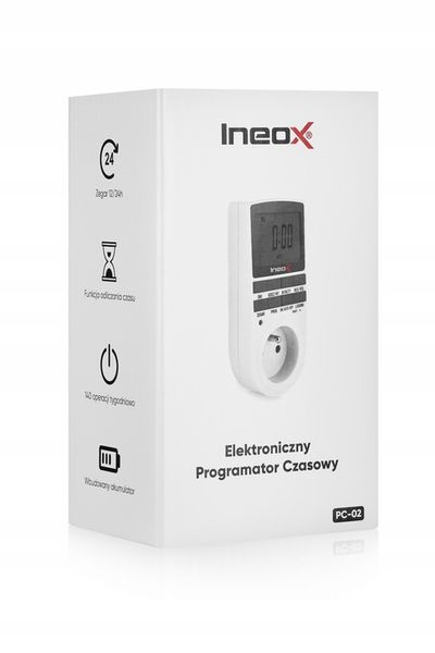 Włącznik wyłącznik czasowy Timer Programator PC-02 zdjęcie 4