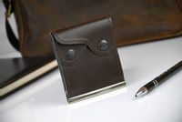 Poręczne Etui na Banknoty Skórzane Brązowe POLSKIE! Banknotówka