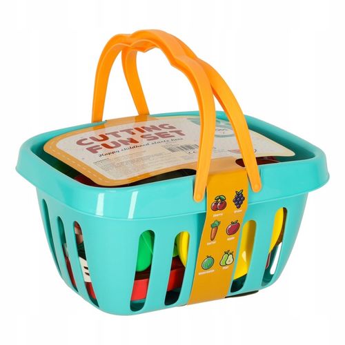 ZESTAW AKCESORIÓW KUCHENNYCH DLA DZIECI WARZYWA OWOCE DO KROJENIA NA RZEPY na Arena.pl