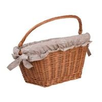 wiklinowy Kosz na rower akcesoria rowerowe 46x34 H23/28 cm