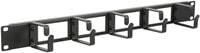 Lanview 1U 19" CABLE ORGANIZER PANEL
